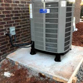 Residential American Standard HVAC installed